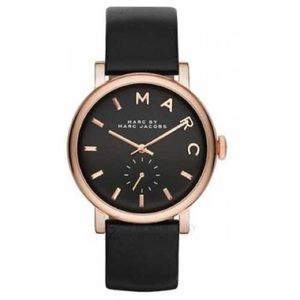 Marc Jacobs leather band watch